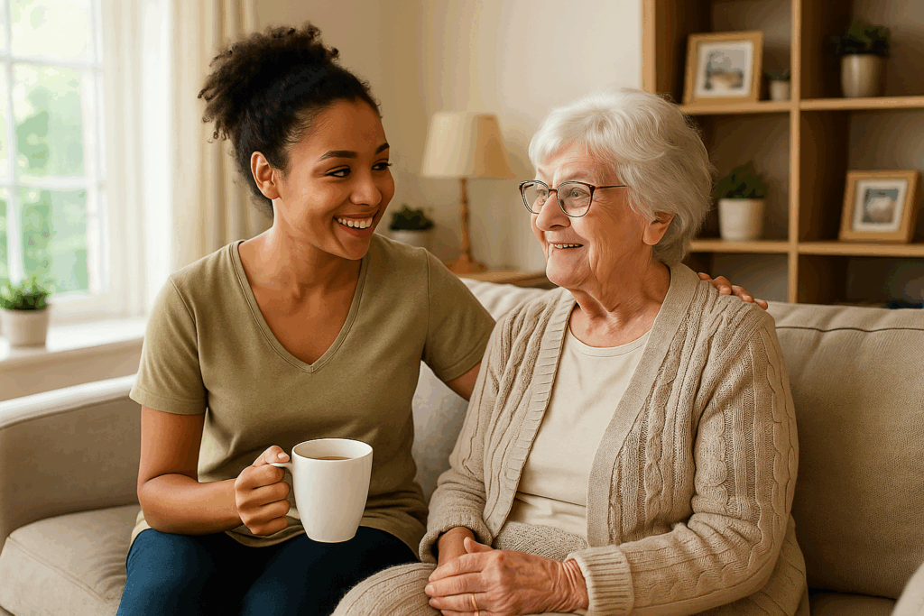 Scene representing the need for DBS for Live-In care